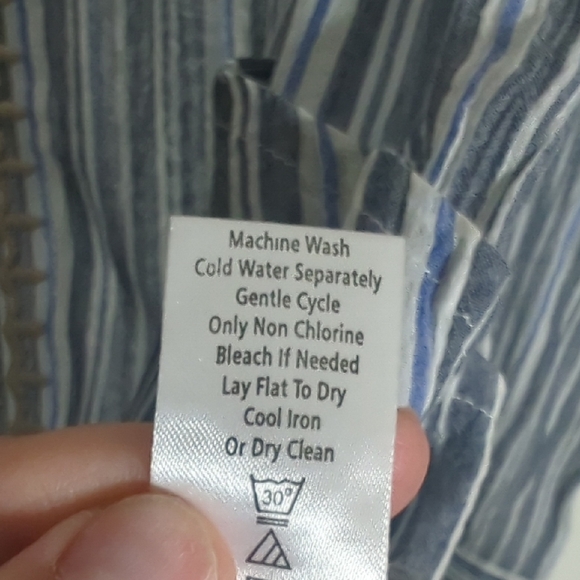 Karyn Seo Womens Tunic Top Shirt Handmade Button Down Floral Embroidered Medium - Picture 10 of 12